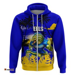 nrl eels hoodie summer vibe style