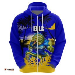 nrl eels hoodie summer vibe style