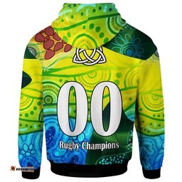 canberra raiders hoodie - custom vikings pride with aboriginal inspired dot painting style player and number hoodie