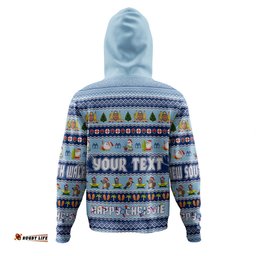 new south wales christmas custom hoodie - happy chrissie ugly style hoodie