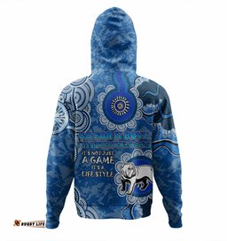 canterbury-bankstown bulldogs custom hoodie - i'm witth the doggies this year hoodie