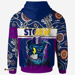 melbourne storm custom hoodie - custom super melbourne storm with ball heritage hoodie