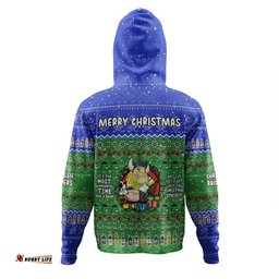 canberra raiders christmas custom hoodie - chrissie spirit hoodie