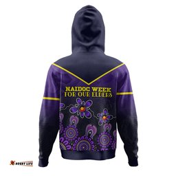 melbourne storm naidoc hoodie - custom for our elders purple hoodie