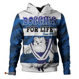 canterbury-bankstown bulldogs custom hoodie - bulldogs supporter hoodie