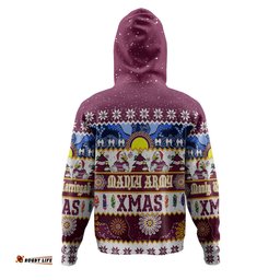 manly warringah sea eagles christmas aboriginal custom hoodie - indigenous knitted ugly xmas style hoodie