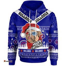 canterbury-bankstown bulldogs christmas hoodie - custom canterbury-bankstown bulldogs ugly christmas and aboriginal inspired patterns hoodie