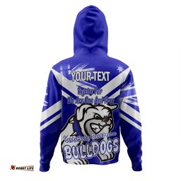 canterbury-bankstown bulldogs hoodie - happy australia day we are one and free
