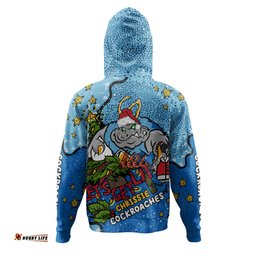 new south wales cockroaches christmas custom hoodie - let's get lit chrisse pressie hoodie