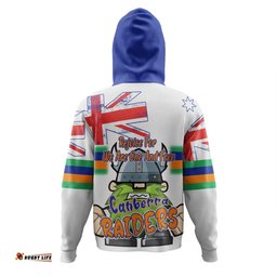 canberra raiders hoodie - happy australia day we are one and free v2