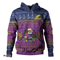 melbourne storm christmas custom hoodie - chrissie spirit hoodie
