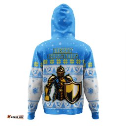 gold coast titans christmas custom hoodie - special ugly christmas hoodie