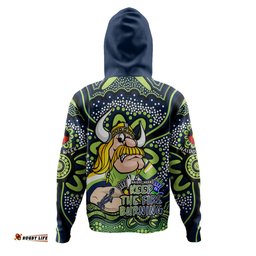 canberra raiders hoodie aboriginal inspired naidoc week custom for die hard fan supporters