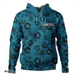 cronulla-sutherland sharks hoodie - scream with tropical patterns