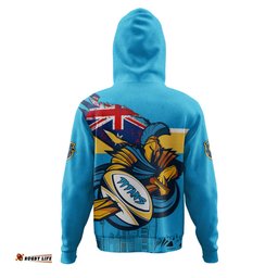 gold coast titans hoodie custom for die hard fan australia flag scratch style
