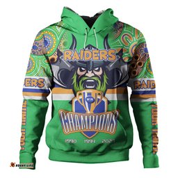 canberra raiders hoodie - custom talent win games but teamwork and intelligence win championships with aboriginal style