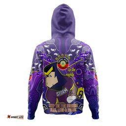 melbourne storm hoodie custom naidoc keep the fire burning! blak, loud & proud home jersey