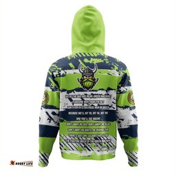 canberra raiders hoodie - theme song inspired