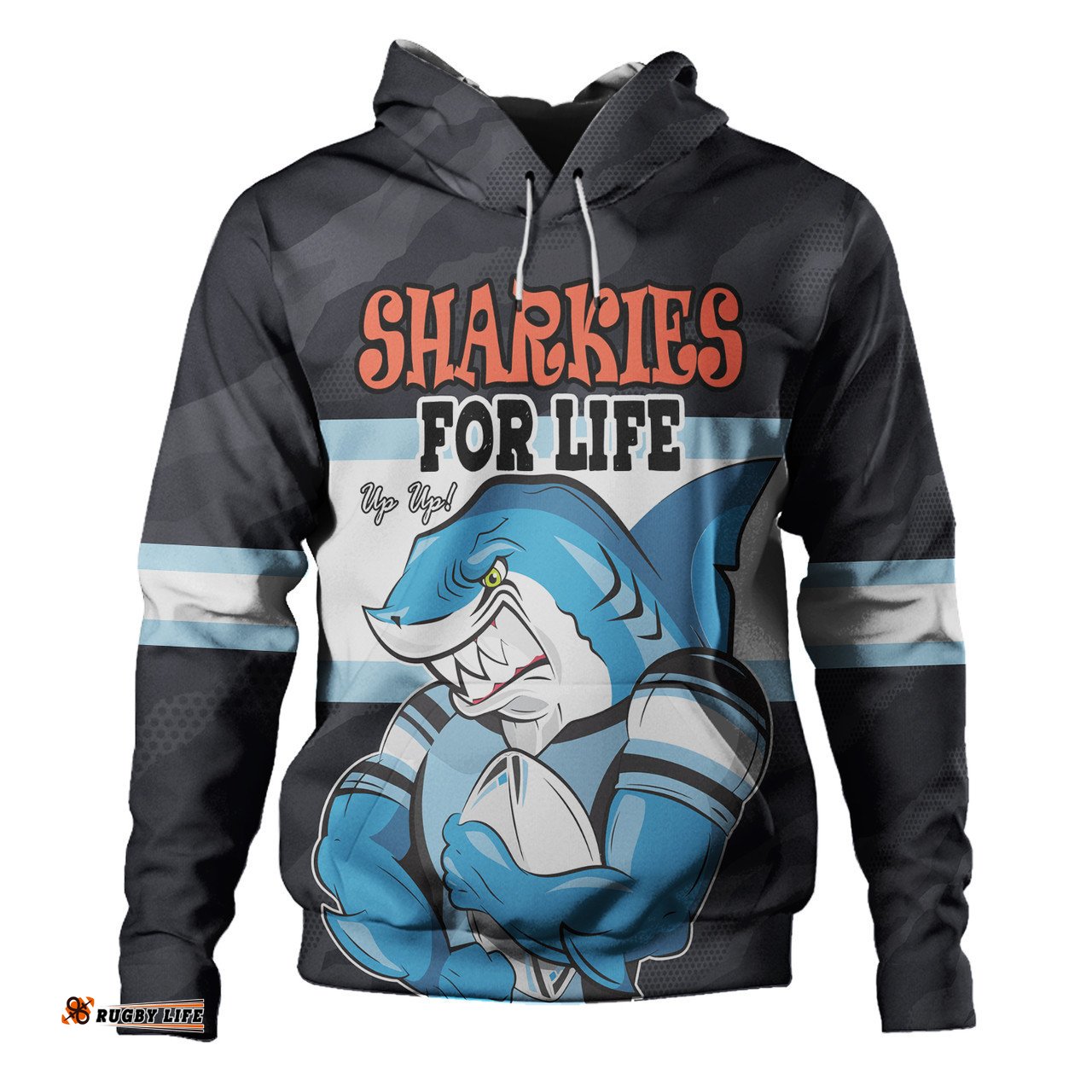 cronulla-sutherland sharks hoodie- sharkies supporter hoodie