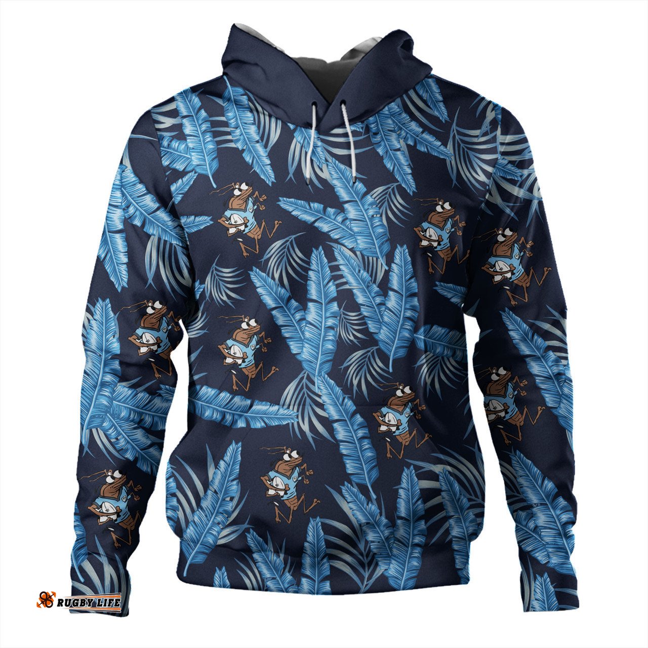 cockroach custom hoodie - tropical patterns nsw hoodie