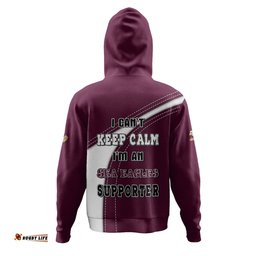 manly warringah sea eagles hoodie custom team of us die hard fan supporters