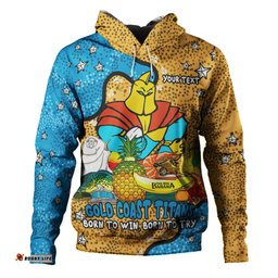 gold coast titans custom hoodie - australian big things hoodie