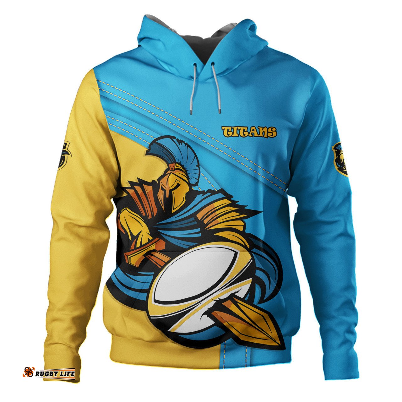 gold coast titans hoodie custom team of us die hard fan supporters