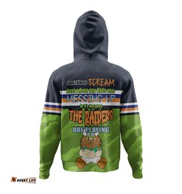 canberra raiders father's day hoodie - screaming dad and crazy fan