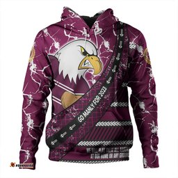 manly warringah sea eagles hoodie - theme song for rugby with sporty style