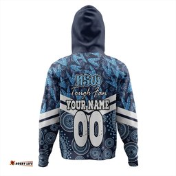 cockroach sport hoodie - tropical patterns and dot painting eat sleep repeat