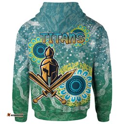 gold coast titans christmas hoodie - custom super gold coast titans hoodie