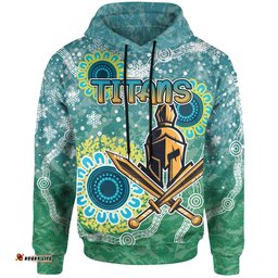 gold coast titans christmas hoodie - custom super gold coast titans hoodie