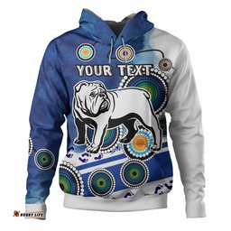 australia  custom hoodie - indigenous doggies