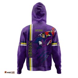 melbourne storm hoodie - happy australia day flag scratch style