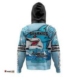 cronulla-sutherland sharks hoodie - custom talent win games but teamwork and intelligence win championships with aboriginal style