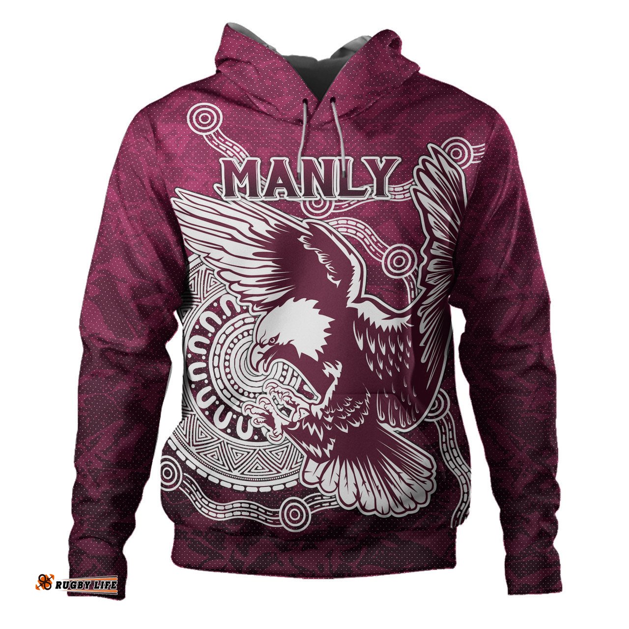 manly warringah sea eagles hoodie - custom super eagle hoodie