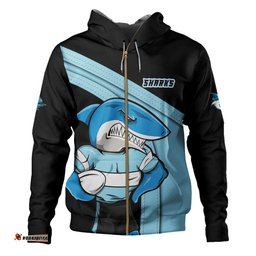 cronulla-sutherland sharks hoodie custom team of us die hard fan supporters
