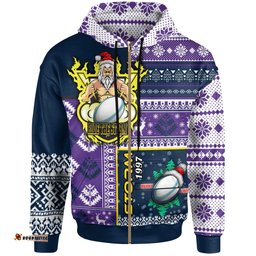 melbourne storm hoodie - custom christmas snowflakes melbourne storm mascot hoodie