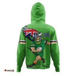 canberra raiders hoodie custom for die hard fan australia flag scratch style