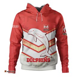 redcliffe dolphins hoodie - redcliffe dolphins macost with australia flag hoodie