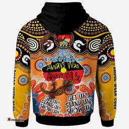 australia naidoc week custom hoodie naidoc week timeline with aboriginal inspired dot art painting and aussie gecko