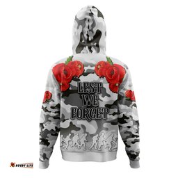 st. george illawarra dragons anzac custom hoodie - poppies flower saint lest we forget hoodie