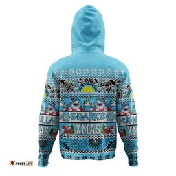 cronulla-sutherland sharks christmas aboriginal custom hoodie - indigenous knitted ugly xmas style hoodie