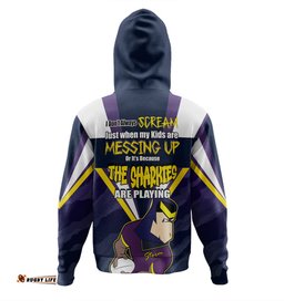 melbourne storm mother's day hoodie - screaming mom and crazy fan