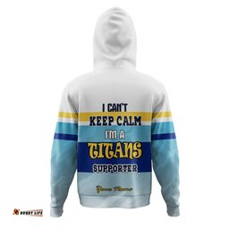 gold coast titans custom hoodie- titans supporter hoodie