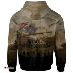 australia anzac day anzac hoodie lest we forget vintage style