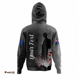 australia anzac day hoodie - anzac lest we forget the australian army hoodie