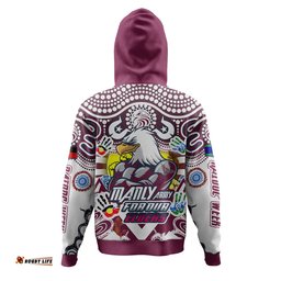 manly warringah sea eagles naidoc hoodie - custom manly army naidoc week for our elders aboriginal inpsired hoodie