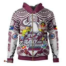 manly warringah sea eagles naidoc hoodie - custom manly army naidoc week for our elders aboriginal inpsired hoodie