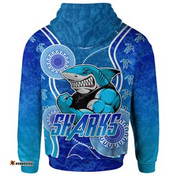 cronulla-sutherland sharks hoodie - custom indigenous super cronulla-sutherland sharks hoodie